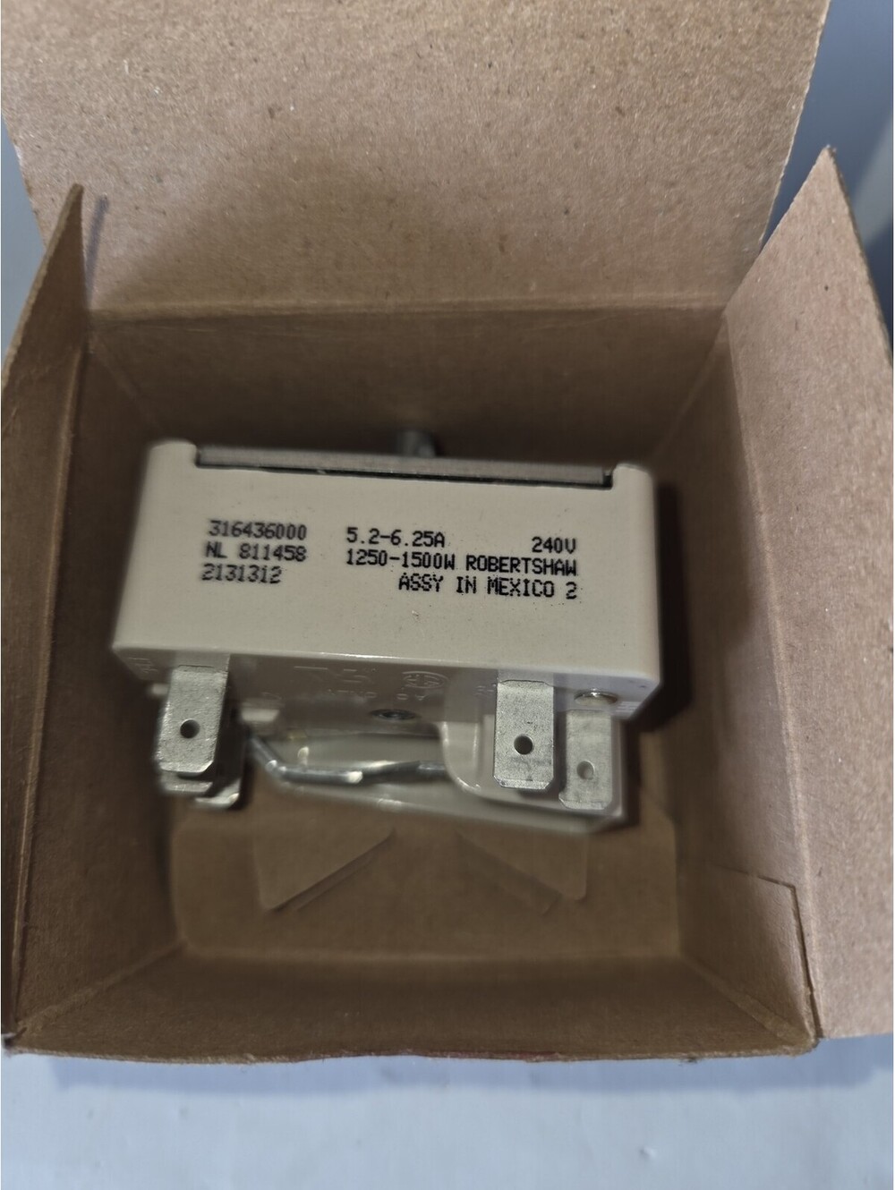 OEM 316436000 Surface Element Switch for Frigidaire Range AP3890378 PS1145039 A6